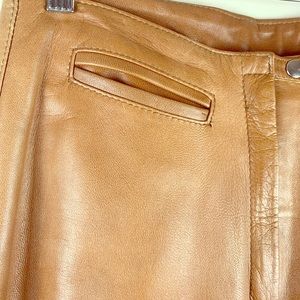 Vintage Vera pelle leather pants size 28 (US)
